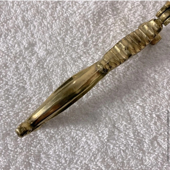 Antique England Brass Nutcracker With Standing Gargoyle - Picture 8 of 15